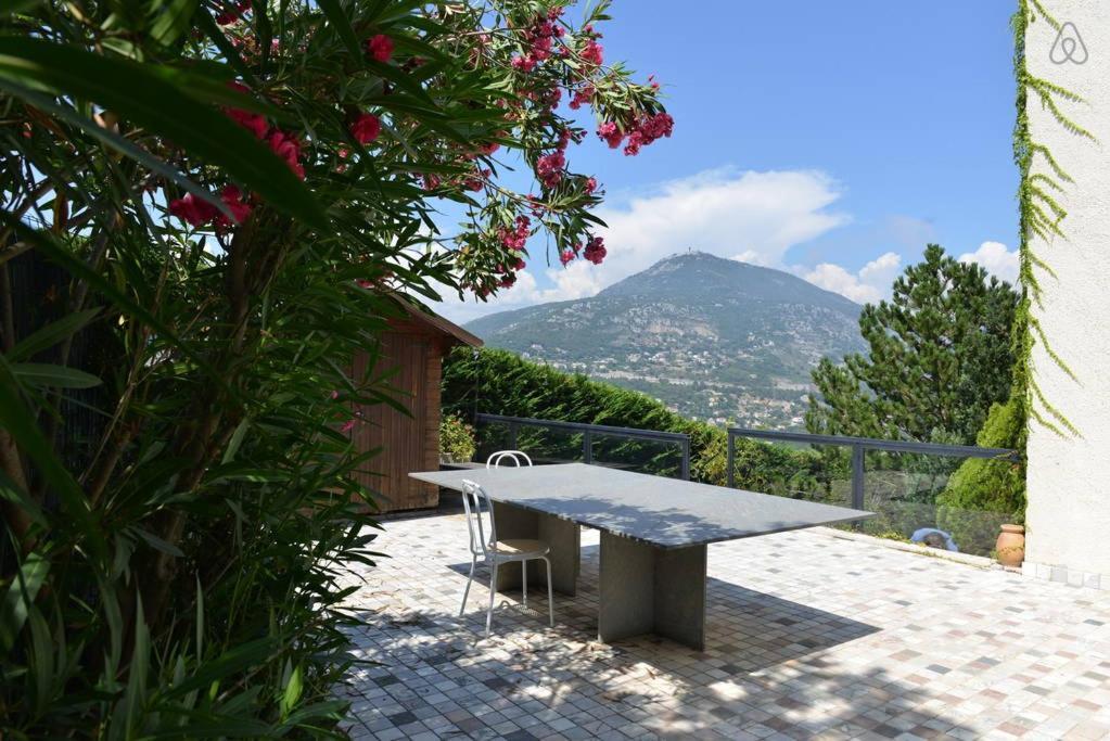 Villa With Unique & Breathtaking View Over Sea, Monte-Carlo, Italy & Alps La Turbie Exterior foto